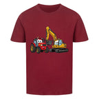 Kindershirt mit Traktor und Bagger Motiv online bestellen kaufen