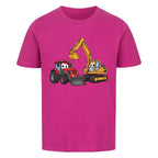 Kindershirt mit Traktor und Bagger Motiv online bestellen kaufen