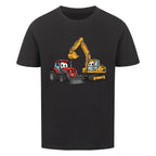 Kindershirt mit Traktor und Bagger Motiv online bestellen kaufen
