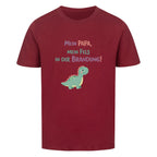 Vatertag Kinder T-Shirt Bio Baumwolle - Papa Fels in der Brandung, Dino online bestellen kaufen
