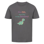 Vatertag Kinder T-Shirt Bio Baumwolle - Papa Fels in der Brandung, Dino online bestellen kaufen