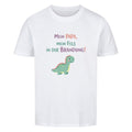 Vatertag Kinder T-Shirt Bio Baumwolle - Papa Fels in der Brandung, Dino online bestellen kaufen