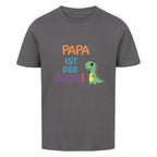 Vatertag Kinder T-Shirt Bio Baumwolle - Papa ist der Beste, Dino online bestellen kaufen