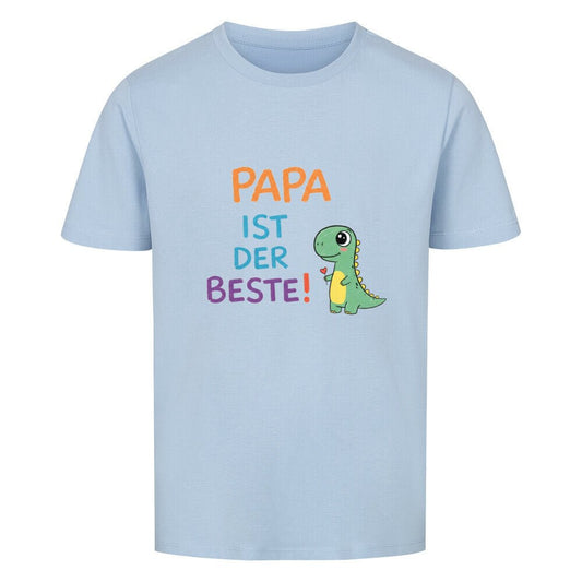 Vatertag Kinder T-Shirt Bio Baumwolle - Papa ist der Beste, Dino - KinderMode Shop super angenehm Online Kaufen Bestellen Deutschland