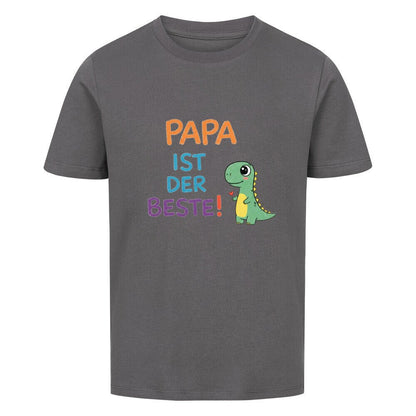 Vatertag Kinder T-Shirt Bio Baumwolle - Papa ist der Beste, Dino - KinderMode Shop super angenehm Online Kaufen Bestellen Deutschland