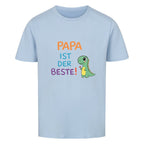 Vatertag Kinder T-Shirt Bio Baumwolle - Papa ist der Beste, Dino online bestellen kaufen
