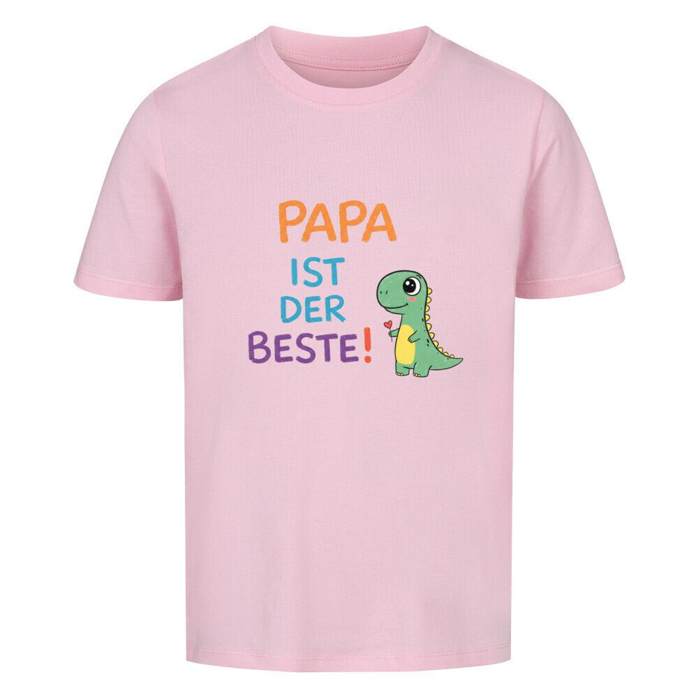 Vatertag Kinder T-Shirt Bio Baumwolle - Papa ist der Beste, Dino - KinderMode Shop super angenehm Online Kaufen Bestellen Deutschland