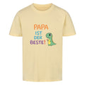 Vatertag Kinder T-Shirt Bio Baumwolle - Papa ist der Beste, Dino online bestellen kaufen