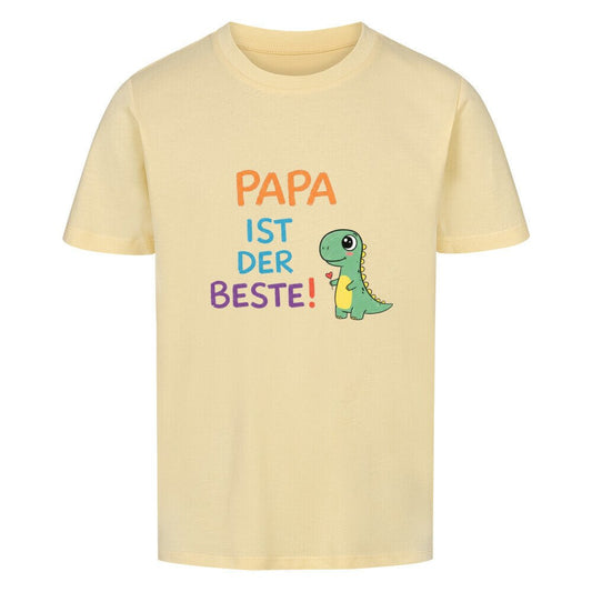 Vatertag Kinder T-Shirt Bio Baumwolle - Papa ist der Beste, Dino - KinderMode Shop super angenehm Online Kaufen Bestellen Deutschland