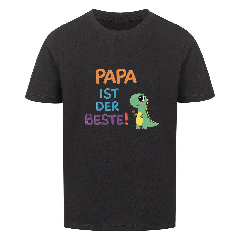 Vatertag Kinder T-Shirt Bio Baumwolle - Papa ist der Beste, Dino - KinderMode Shop super angenehm Online Kaufen Bestellen Deutschland