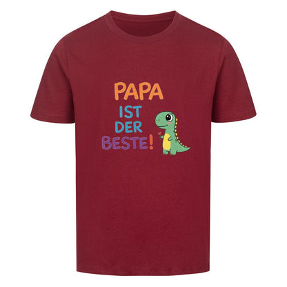 Vatertag Kinder T-Shirt Bio Baumwolle - Papa ist der Beste, Dino - KinderMode Shop super angenehm Online Kaufen Bestellen Deutschland