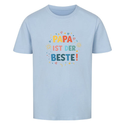 Vatertag Kinder T-Shirt Bio Baumwolle - Papa ist der Beste - KinderMode Shop super angenehm Online Kaufen Bestellen Deutschland