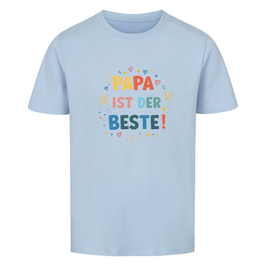 Vatertag Kinder T-Shirt Bio Baumwolle - Papa ist der Beste - KinderMode Shop super angenehm Online Kaufen Bestellen Deutschland