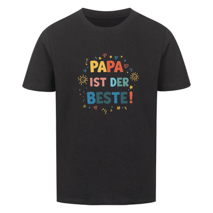 Vatertag Kinder T-Shirt Bio Baumwolle - Papa ist der Beste - KinderMode Shop super angenehm Online Kaufen Bestellen Deutschland