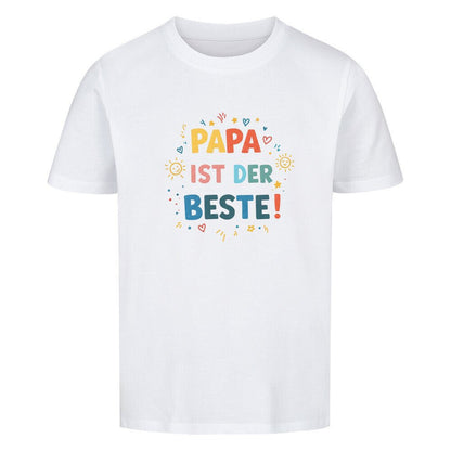 Vatertag Kinder T-Shirt Bio Baumwolle - Papa ist der Beste - KinderMode Shop super angenehm Online Kaufen Bestellen Deutschland