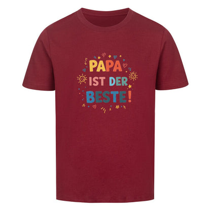 Vatertag Kinder T-Shirt Bio Baumwolle - Papa ist der Beste - KinderMode Shop super angenehm Online Kaufen Bestellen Deutschland