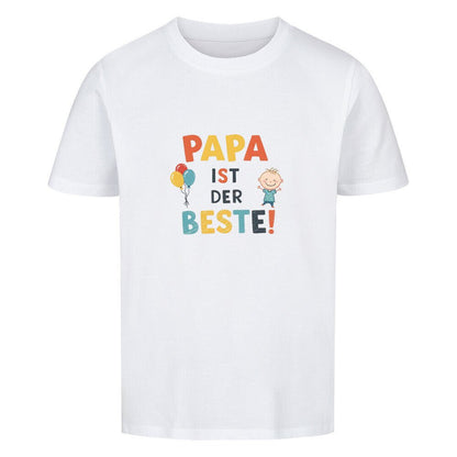 Vatertag Kinder T-Shirt Bio Baumwolle - Papa ist der Beste - KinderMode Shop super angenehm Online Kaufen Bestellen Deutschland