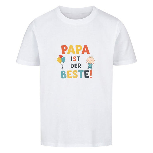 Vatertag Kinder T-Shirt Bio Baumwolle - Papa ist der Beste - KinderMode Shop super angenehm Online Kaufen Bestellen Deutschland
