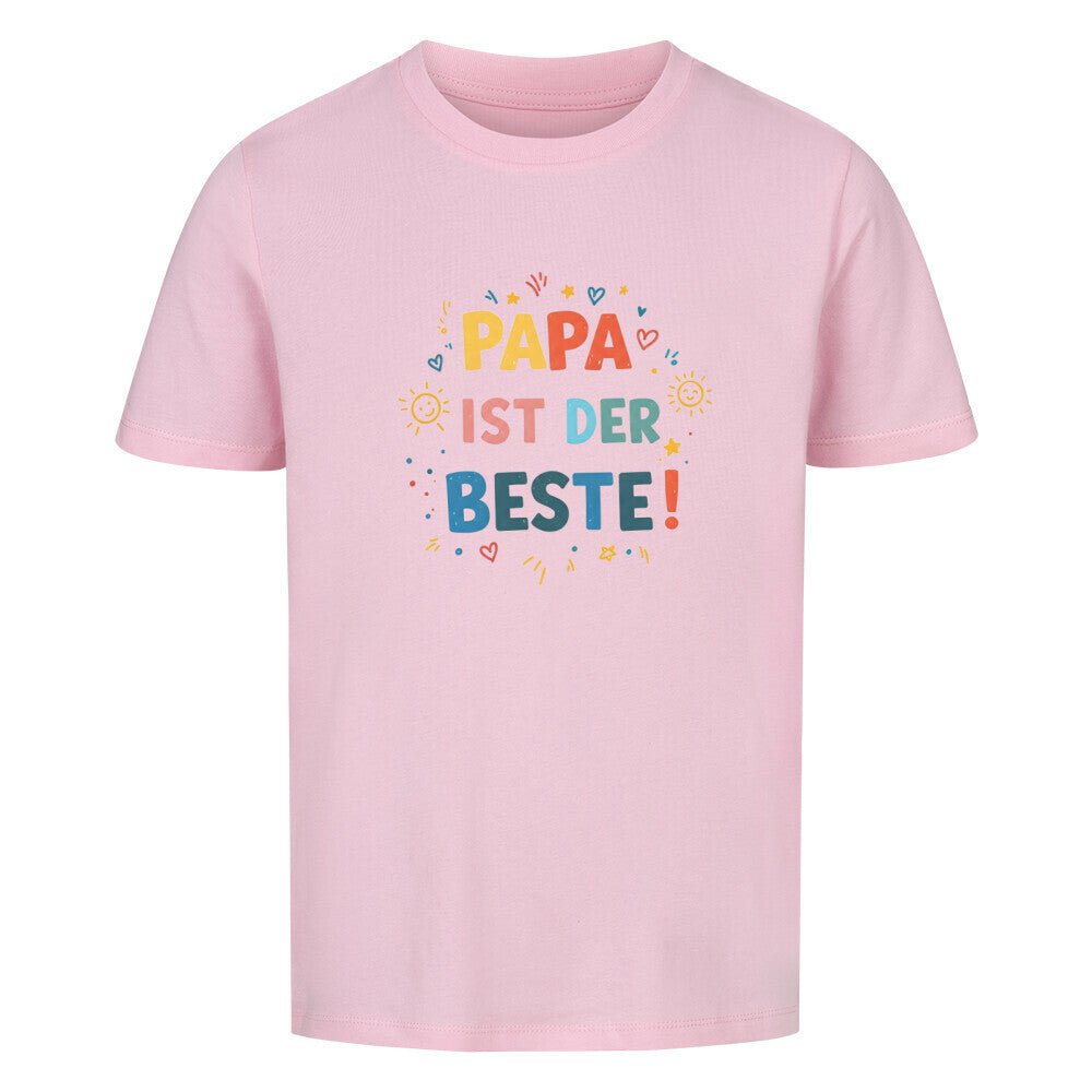 Vatertag Kinder T-Shirt Bio Baumwolle - Papa ist der Beste - KinderMode Shop super angenehm Online Kaufen Bestellen Deutschland