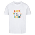 Vatertag Kinder T-Shirt Bio Baumwolle - Papa ist der Beste online bestellen kaufen