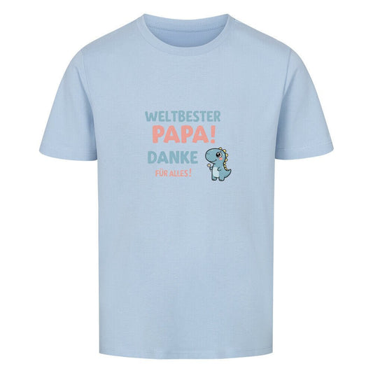 Vatertag Kinder T-Shirt - Weltbester PAPA Danke für alles Dino - KinderMode Shop super angenehm Online Kaufen Bestellen Deutschland