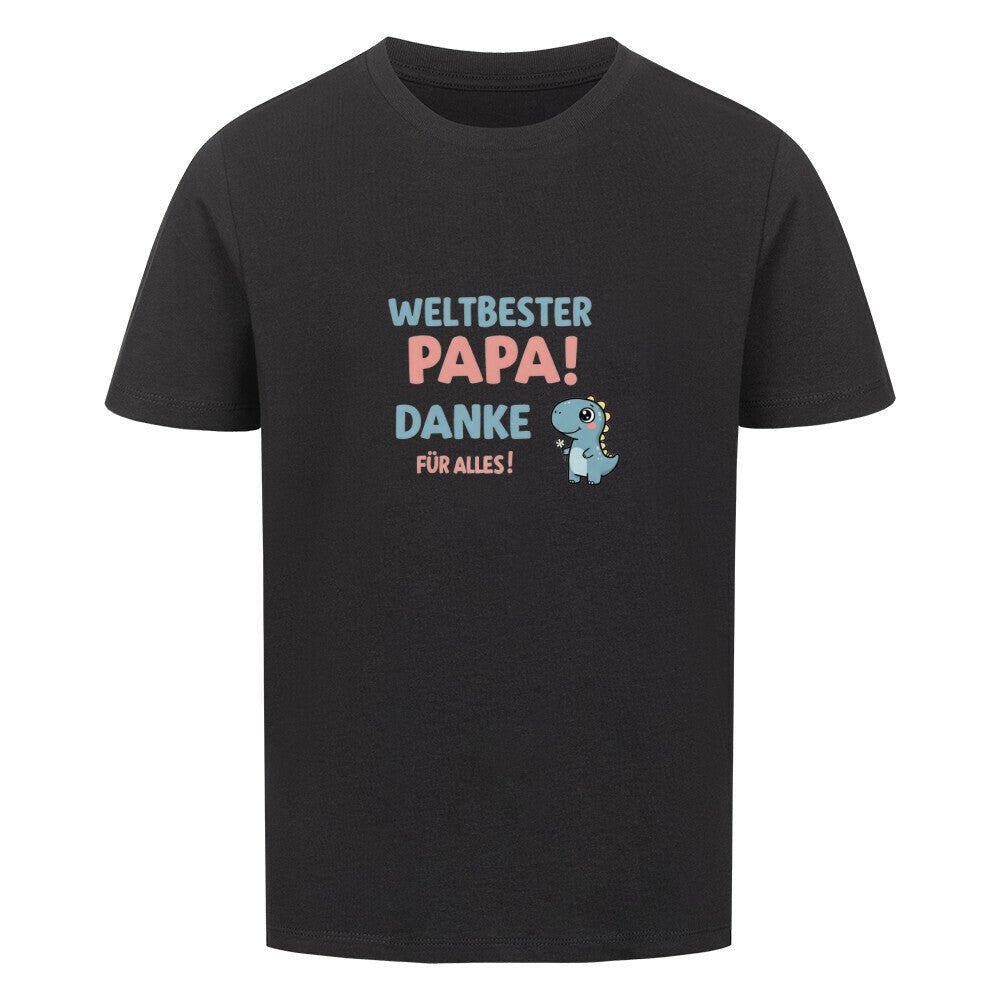 Vatertag Kinder T-Shirt - Weltbester PAPA Danke für alles Dino - KinderMode Shop super angenehm Online Kaufen Bestellen Deutschland