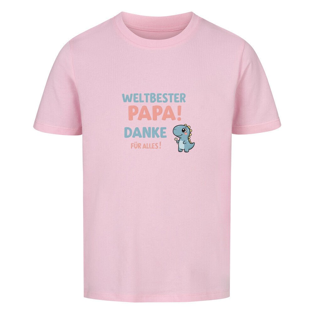 Vatertag Kinder T-Shirt - Weltbester PAPA Danke für alles Dino - KinderMode Shop super angenehm Online Kaufen Bestellen Deutschland