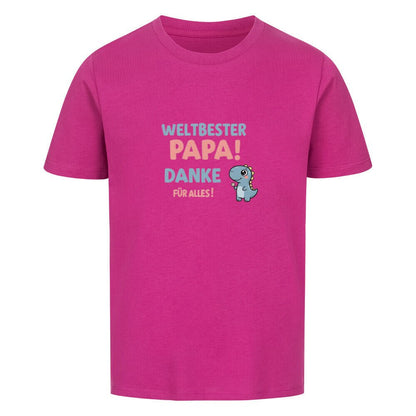 Vatertag Kinder T-Shirt - Weltbester PAPA Danke für alles Dino - KinderMode Shop super angenehm Online Kaufen Bestellen Deutschland